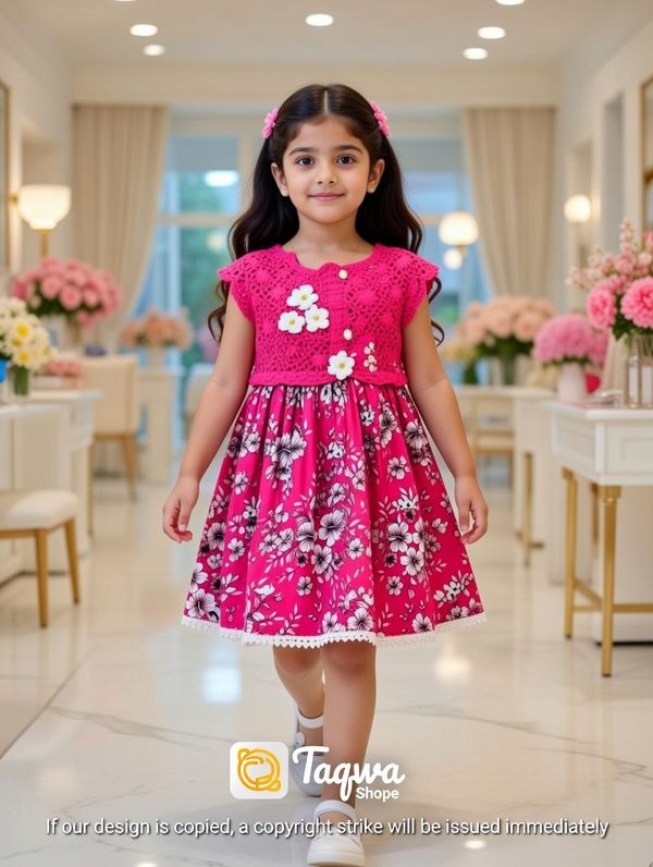 👑✨ Premium Princess Baby Girl Party Frock Dress ✨👑