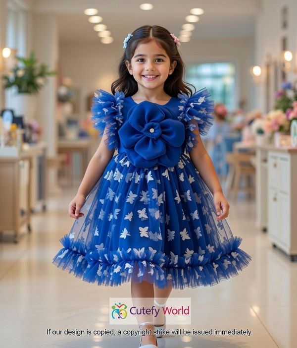 👑✨ Premium Princess Baby Girl Party Frock Dress ✨👑