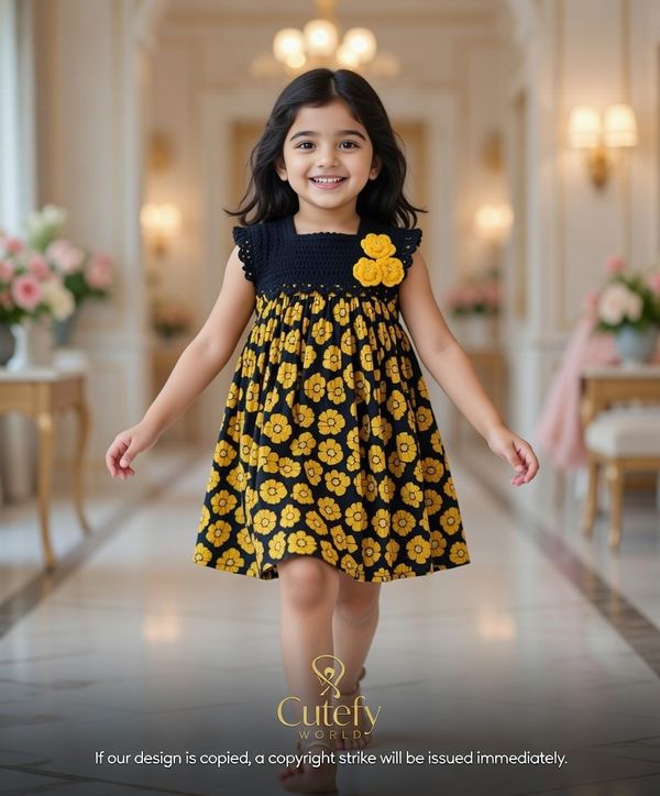 👑✨ Premium Princess Baby Girl Luxury Frock Dress ✨👑