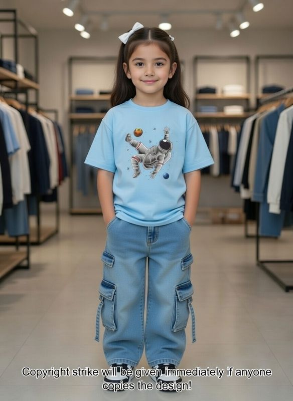 ✨Little Explorer Six Pocket Cargo Baggy Pants +T-shirts Set🔥