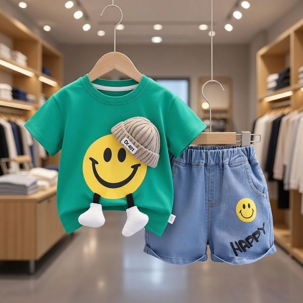 ✨Classic Comfort: Premium T-Shirt & Jeans pant Soft-StretchSet 👕✨