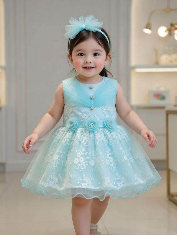 đ⨠Premium Princess Baby Girl Luxury Frock Dress â¨đ
