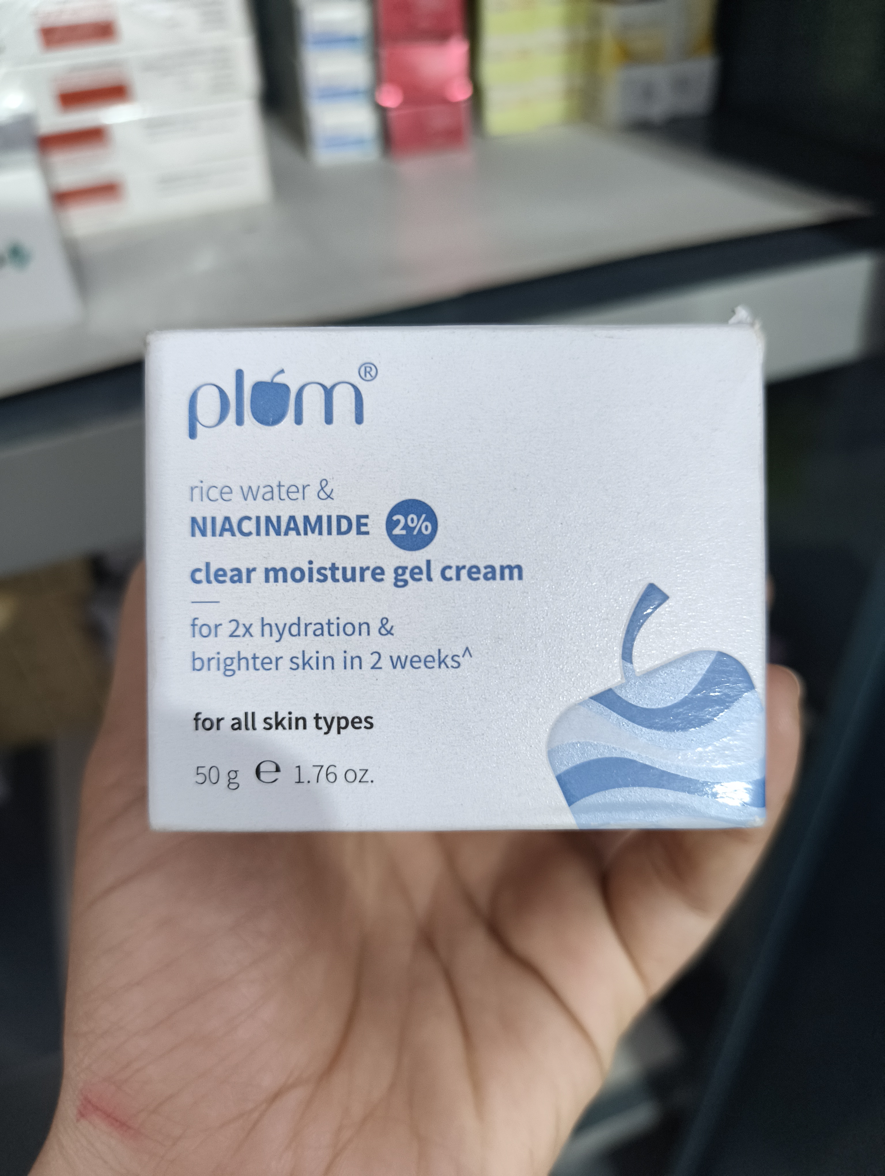 Plum Rice Water & Niacinamide 2% Clear Moisture Gel Cream - 50g_img_2