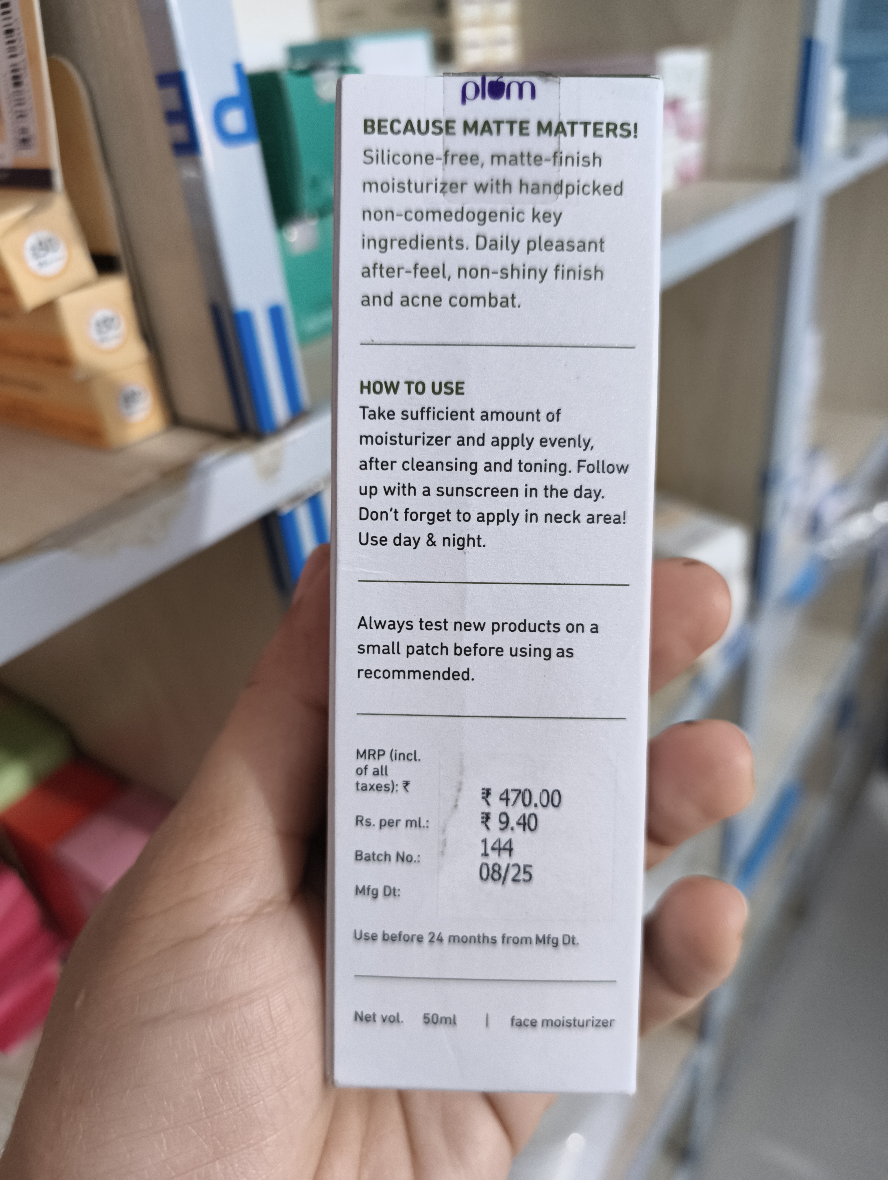 Plum Green Tea Mattifying Moisturizer – 50ml_img_4