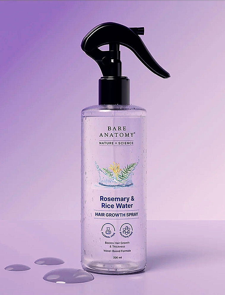 Bare Anatomy Rosemary & Rice Water Hair Growth Spray - 200ml_img_0