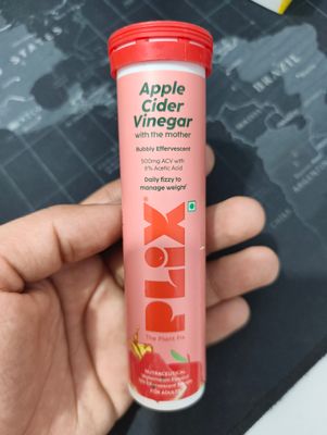 Plix Apple Cider Vinegar (with the mother) – Bubbly Effervescent (Watermelon Flavour)_img_0