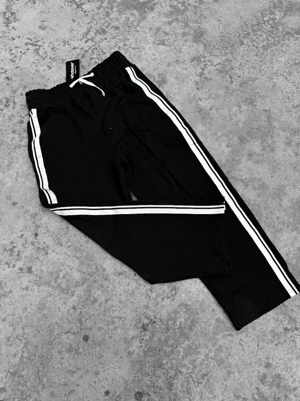 Stripe (Black) Oversized Low-Cut Baggy