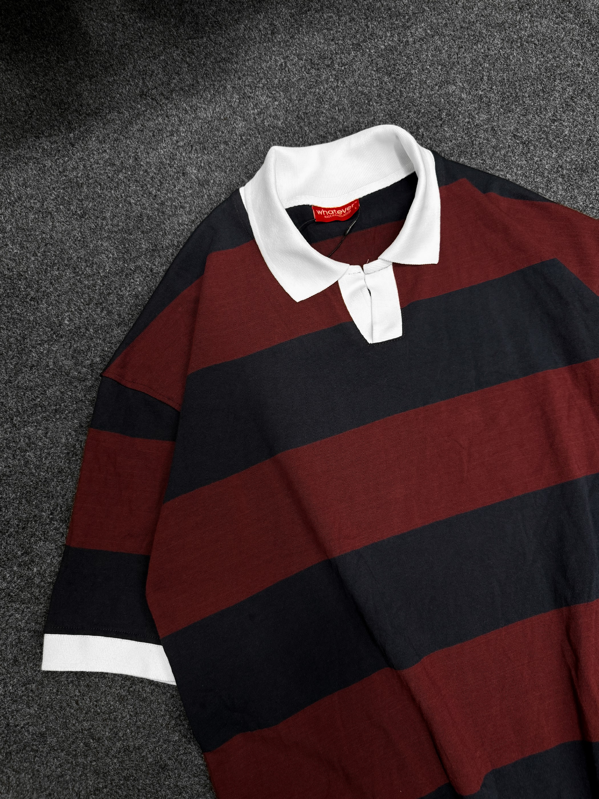 Stripe POLO (Blue Marron)_img_2