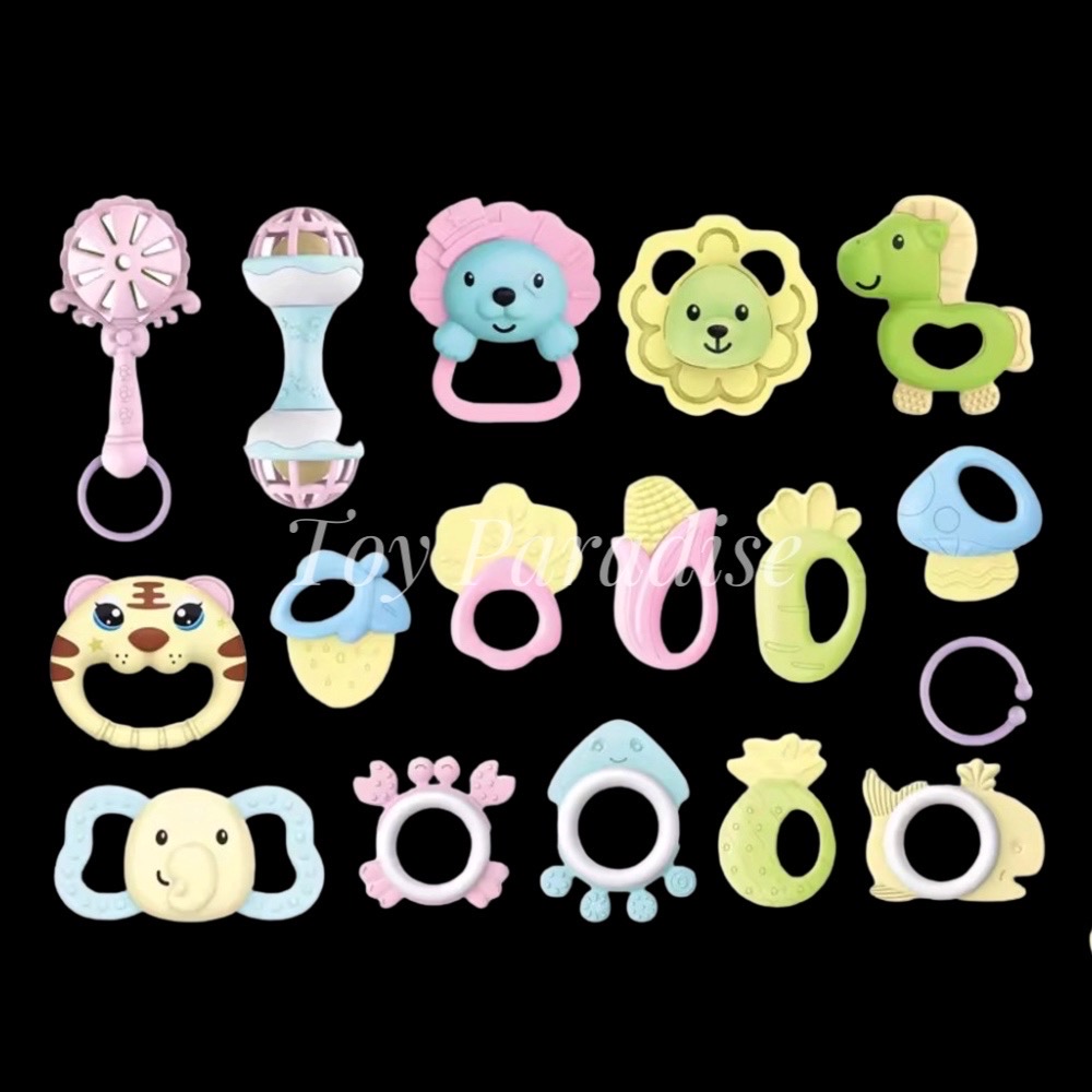 16pcs Baby Rattle & Teether Box_img_1