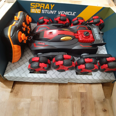 Spray RC Stunt Vehicle | 360° Rotating Remote Control Car with Spray Effect_img_0