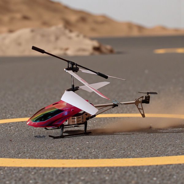 Rechargeable RC Mini Helicopter Toy – Flying Helicopter with LED Light