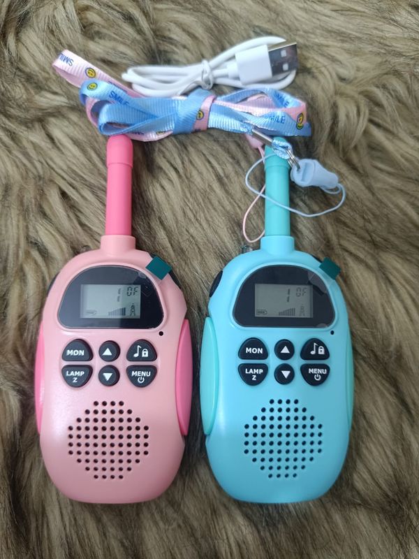 Kids Rechargeable Walkie Talkie Set (2-Way Communication Toy)