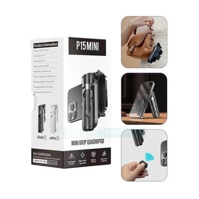 P15 Mini Flexible Selfie Stick Tripod with Wireless Remote | 2-in-1 Extendable Phone Stand | Price in BD_img_0