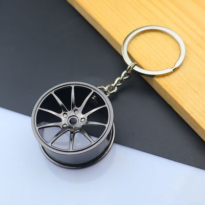 Functionable Keychain Metal Key Ring - Traffic Brake Rotor Turbo Turbine Shock Absorption Wheel Ancient Wrench Gear | Unique Gift for Bike Car Lovers | Price in BD_img_4