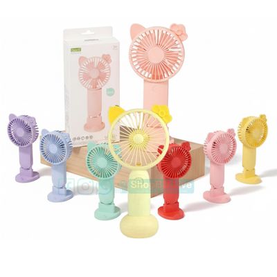 Diandi Mini Portable Fan SQ-2165 with Light  USB Rechargeable | Price in BD_img_0
