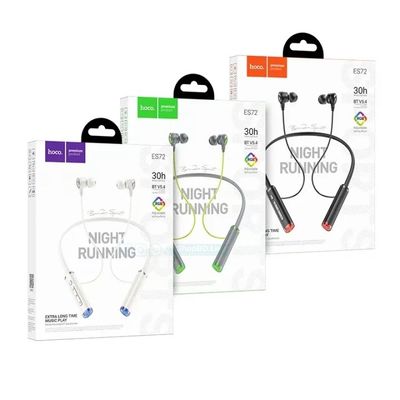 Hoco ES72 Sport Bluetooth Neckband V5.4 RGB Long Battery | Price in BD_img_1