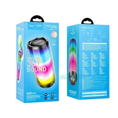HOCO HC8 Pulsating Colorful LED Bluetooth Speaker 1800mAh | Price in BD_img_2