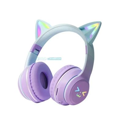 PM-35 Cat RGB Bluetooth Headphone | Wireless Gaming Headset with Cat Ears | Price in BD_img_2