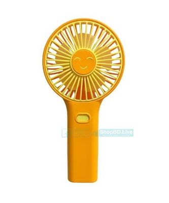 Mini Portable Rechargeable Fan HK59 – Handheld USB Fan with Mobile Holder, 400mAh Battery | Price in BD_img_2