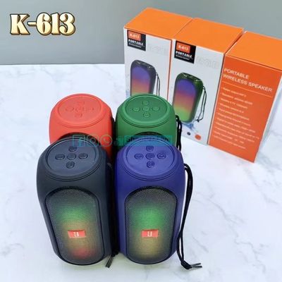 K-613 Portable Mini System Outdoor Indoor Subwoofer Portable Outdoor Wireless Speaker Blue Tooth Rgb Light Soundbox_img_2