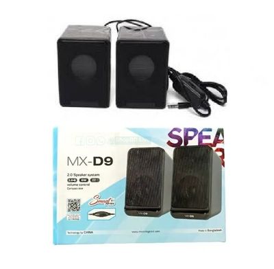 D9 Mini USB Multimedia Portable Speaker for Laptop Mobile Computer PC Desktop MK D9 - Black_img_0