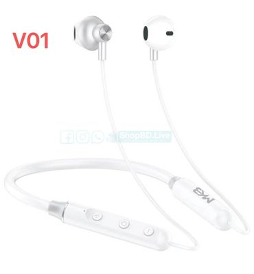 MKB V01 Magnetic ENC Wireless Neckband Bluetooth 5.3 with 20H Playtime | Price in BD_img_2