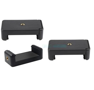 Universal Smartphone Holder Mount for Tripod & Monopod – 1/4 Screw Adjustable Phone Clip | Price in BD_img_1