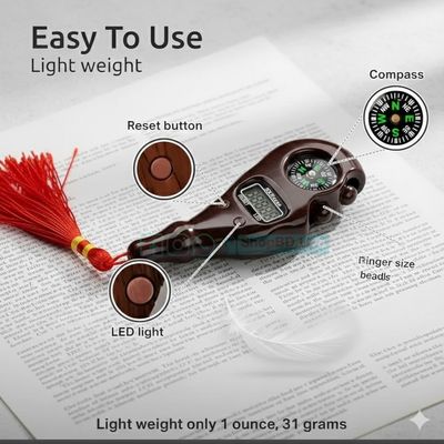 Premium Digital Tasbeeh Counter with Compass & LED Light – Smart Finger Zikr Counter | Price in BD_img_2