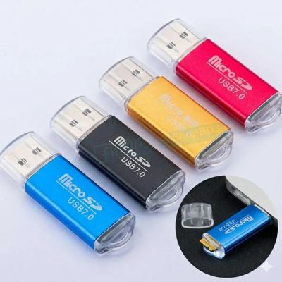 High Speed MicroSD Memory Card Reader USB 7.0 – T-Flash Adapter | Price in BD_img_1