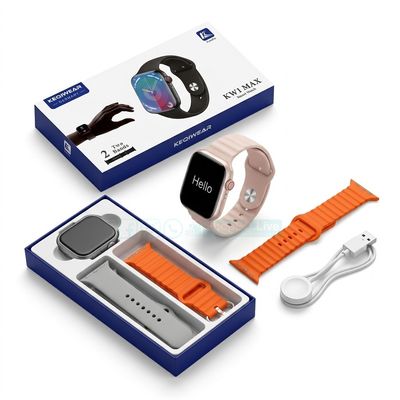 KW1 Max Smart Watch – 2.12" Full HD Display | Bluetooth Calling | Health Monitor | Sports Tracking | Wireless Charging_img_0