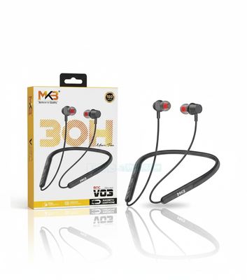 MKB V03 Magnetic Waterproof ENC Wireless Neckband V5.3 | Price in BD_img_0