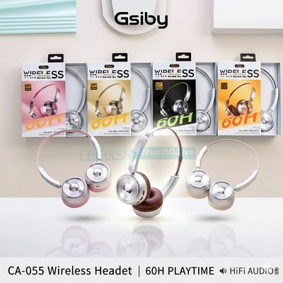 Retro Maillard CA-055 Over-Ear Bluetooth Headphones for Women – Neckband Style, Noise Cancellation, Wireless 60H Battery | Price in BD_img_0