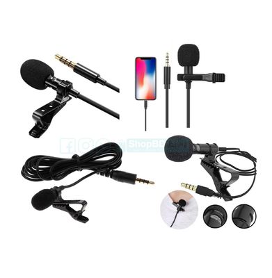 Portable Super Mini 3.5mm Tie Lapel Lavalier Clip On Mic Microphone for PC, Laptop, mobile phone, loudspeakers, speakers (1.5M)_img_1