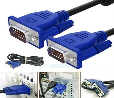 High Quality Monitor VGA Cable for Desktop Monitor - Black_img_0