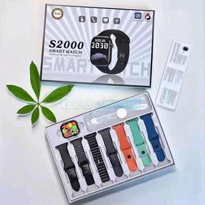 S2000 Smart Watch – 7-in-1 Multi-Strap | Bluetooth Calling | HD Display | Fitness & Health Tracker | Waterproof Smartwatch_img_0