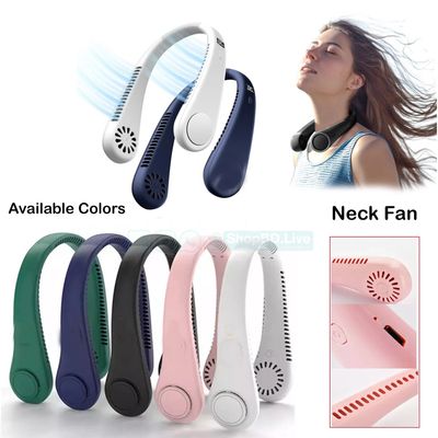 Mini Neck Fan Portable Hanging USB Rechargeable Bladeless Air Cooler | 3 Speed | Hands Free | Price in BD_img_0