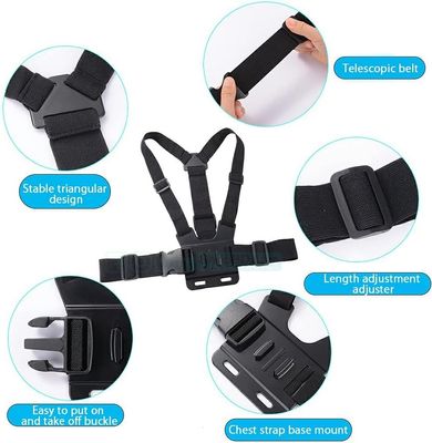 Action Camera Chest Mount with Phone Holder for Smartphone and Action Camera - Effortlessly Capture Your Vlogs and Adventures, Chest Mount With Mobile Mount Holder_img_1