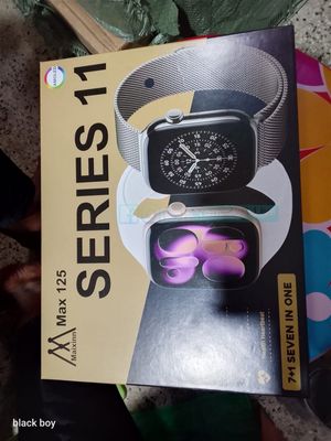 Max125 Series 11 7-in-1 Smart Watch with Bluetooth Calling & 7 Straps for Men | Price in BD_img_2