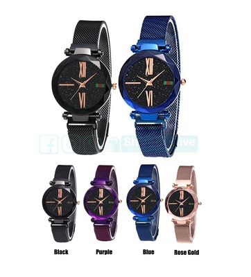Starry Sky Watch Fashion Simple Ladies Girl Wrist Watch_img_0