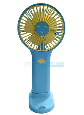 Mini Portable Rechargeable Fan HK59 – Handheld USB Fan with Mobile Holder, 400mAh Battery | Price in BD_img_4