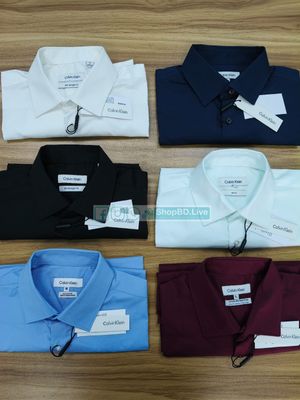 Men’s Full Sleeve Slim Fit Cotton Shirt – 100+ Colors Collection S,M,L,XL | Price in BD_img_4