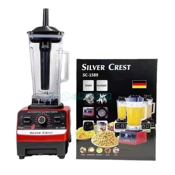 Silver Crest Multi Functional 2 in 1 Blender 2 Liter - SC 1589 Breaking Machine Ice Fruit Juice Mixer 5500w 7625 motor