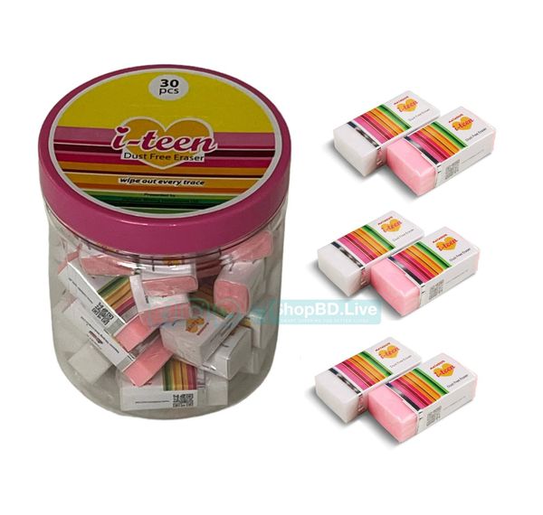 Matador i-teen Eraser Rubber (30pcs/Box Jar)