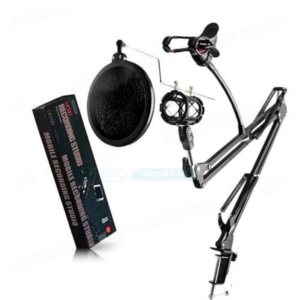 Remax CK100 Mobile Recording Studio Set Microphone Stand for Mobile Phone