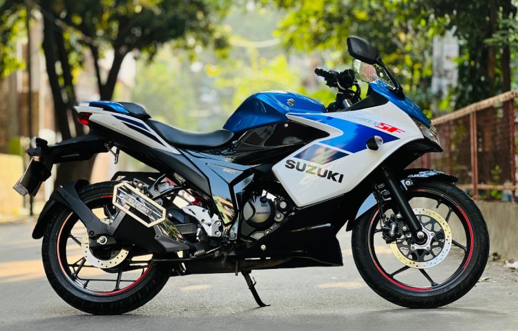 Full Set Sticker for suzuki gixxer sf Blue 2025_img_1