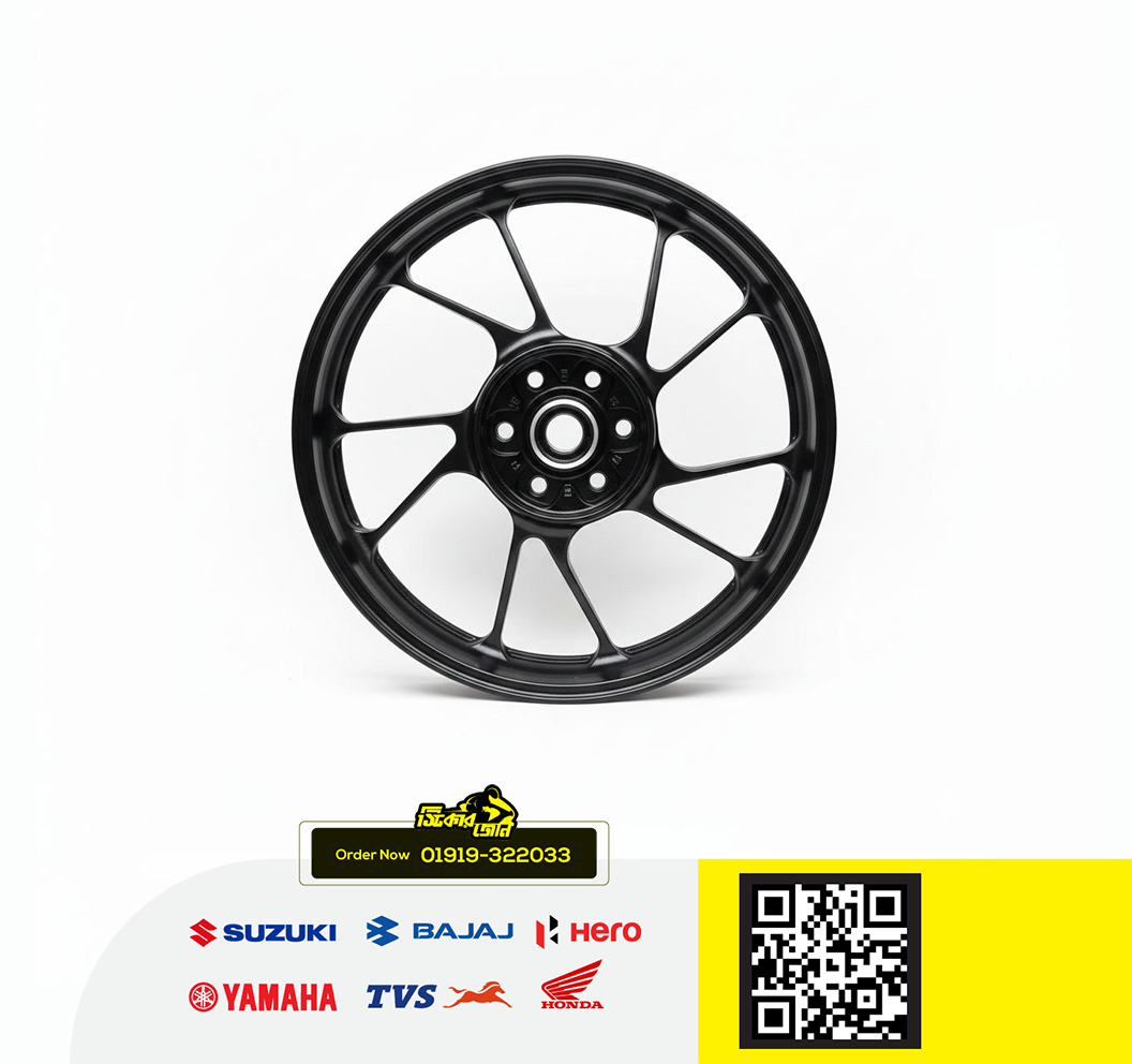 Alloy Rim (Front) for Yamaha FZS V2 (Double disk) bike._img_0