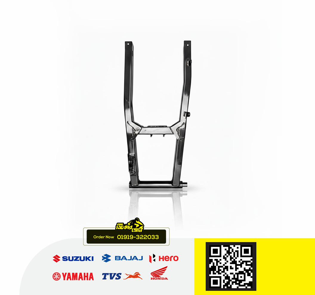 Back Chassis for Yamaha FZS V1, FZS V2 (Single Disk), Fazer V1, Fazer V2 bike._img_0