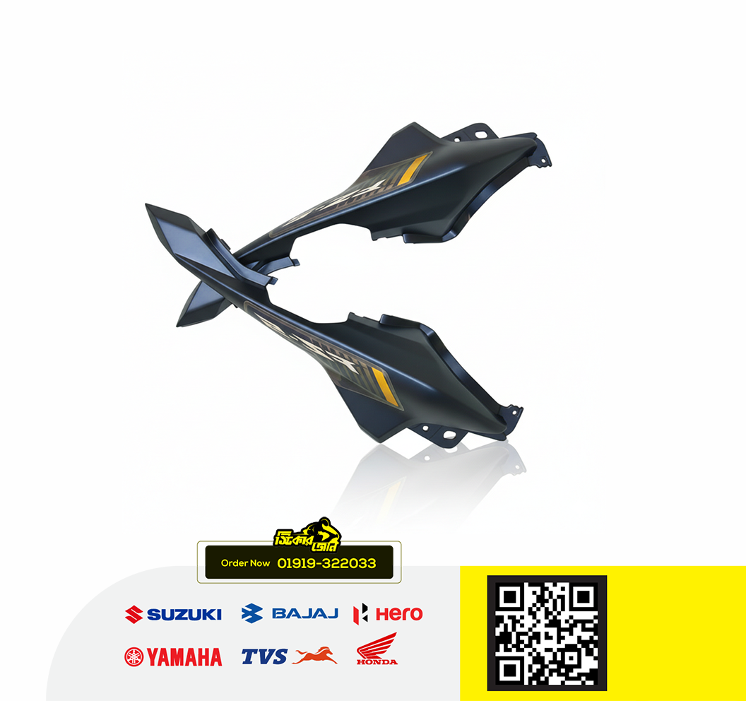 Back Panel for Yamaha FZS V2 (Armada Blue) bike._img_0