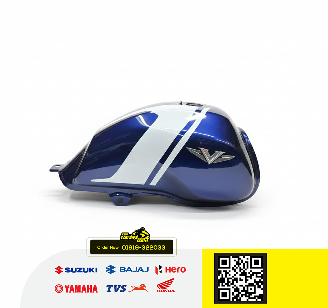 Fuel Tank for Bajaj V15 Navy Blue Tank P2_img_0