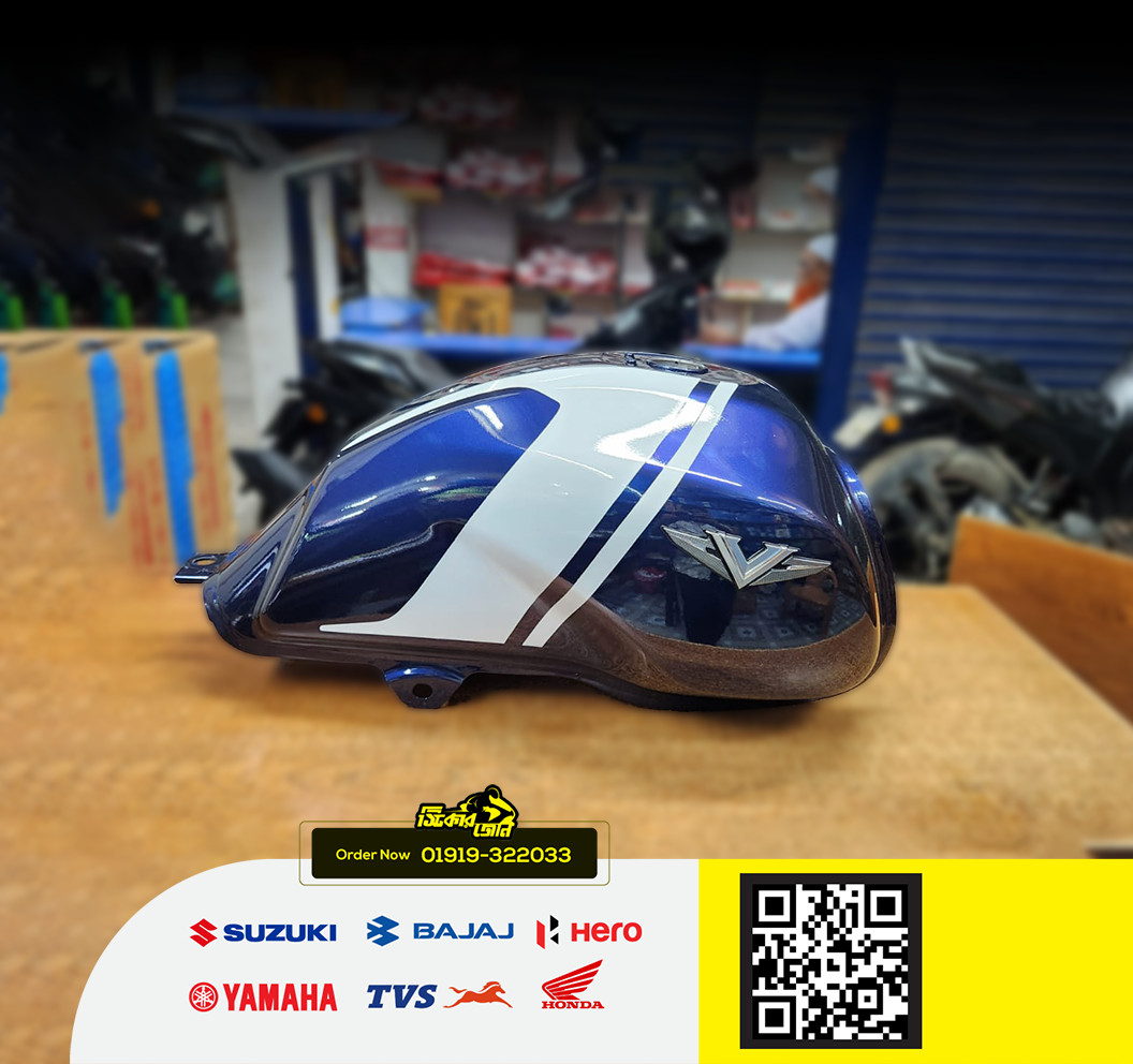 Fuel Tank for Bajaj V15 Navy Blue Tank P2_img_1